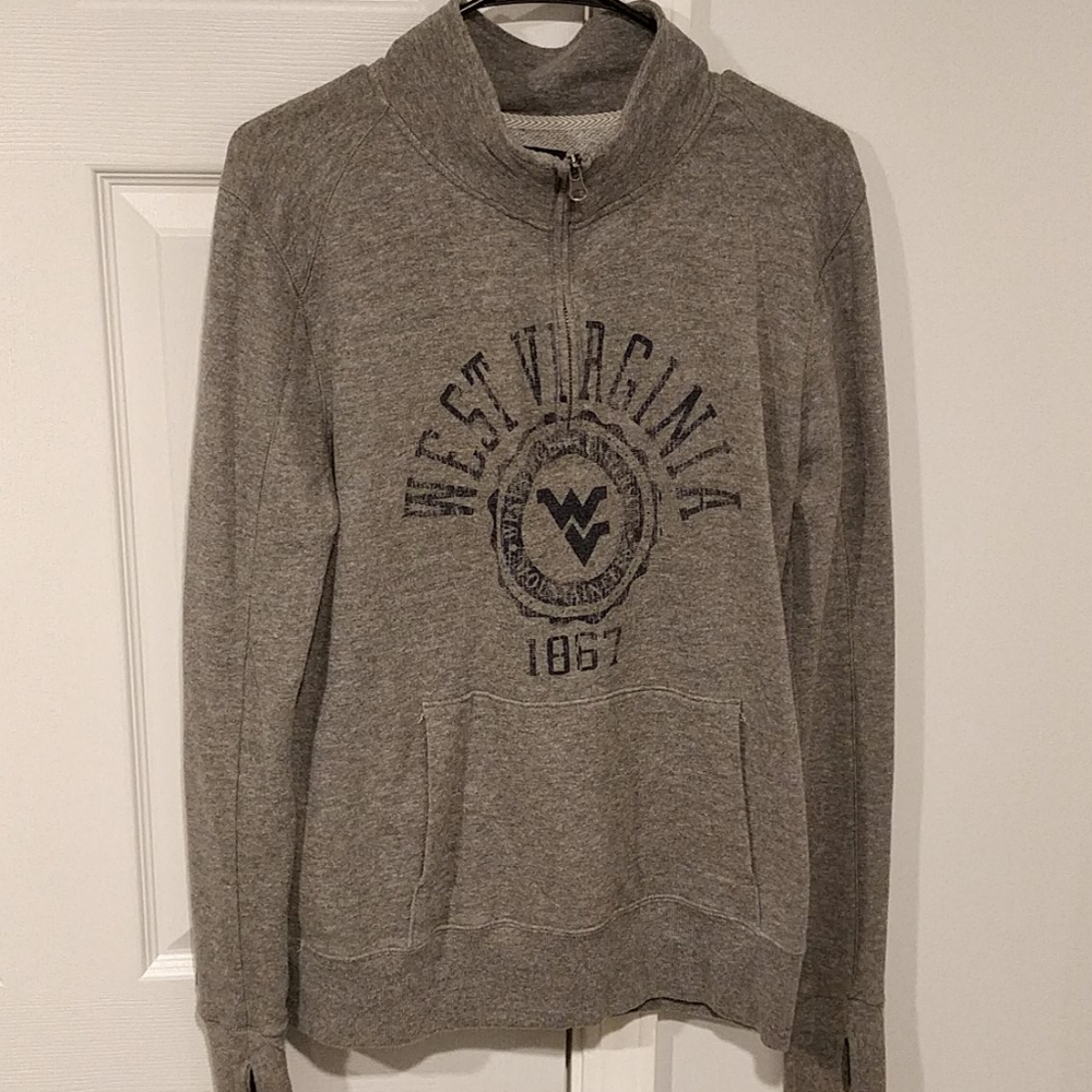 WVU quarter zip sweatshirt